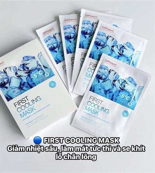  Mặt nạ giấy dịu da, phục hồi Cell Fusion C First Cooling Mask 27g (1 miếng) 