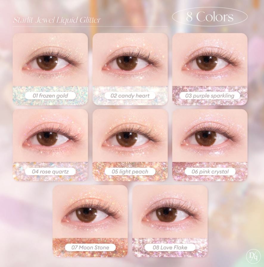  (SALE HSD T9/2026) Nhũ mắt Dasique Starlit Jewel Liquid Glitter 1.8g 