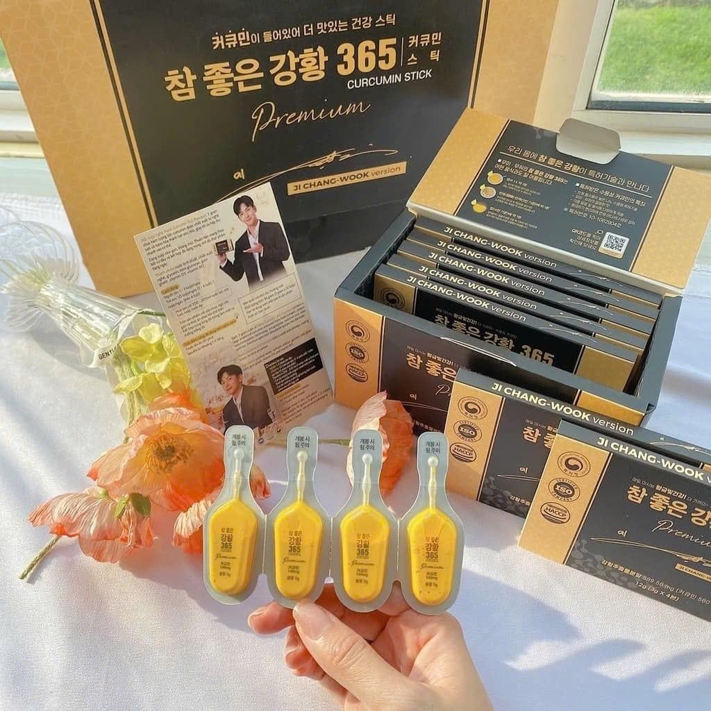  (Mẫu mới nhất) Tinh Nghệ Nano 365 Curcumin Premium Ji Chang-Wook (32 Tép) 