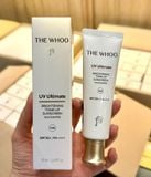  (HÀNG ORDER) Kem chống nắng nâng tone The Whoo UV Ultimate Brightening Tone Up Sunscreen Special Set (Tặng kèm sữa rửa mặt) 