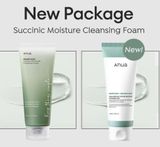  (Mẫu mới) Sữa Rửa Mặt Dưỡng ẩm, Dành Cho Da Khô Anua Heartleaf SUCCINIC MOISTURE Cleansing Foam 150ml 
