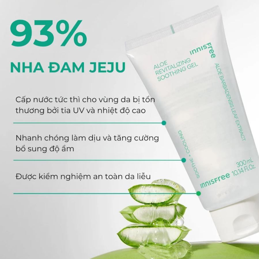  Gel dưỡng ẩm nha đam Innisfree Aloe Revitalizing Soothing Gel 300ml 