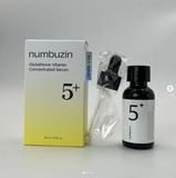  Tinh Chất Dưỡng Trắng Da Numbuzin No.5+ Glutathione Vitamin Concentrated Serum 30ml 