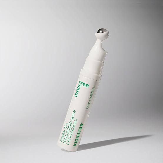  Thanh Lăn Dưỡng Mắt Innisfree Green Tea Hyaluronic Glow Eye & Face Ball 10ml 