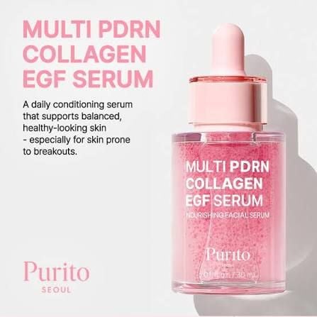  Tinh chất dưỡng ẩm, phục hồi da Purito Multi PDRN Collagen EGF Serum 30ml 