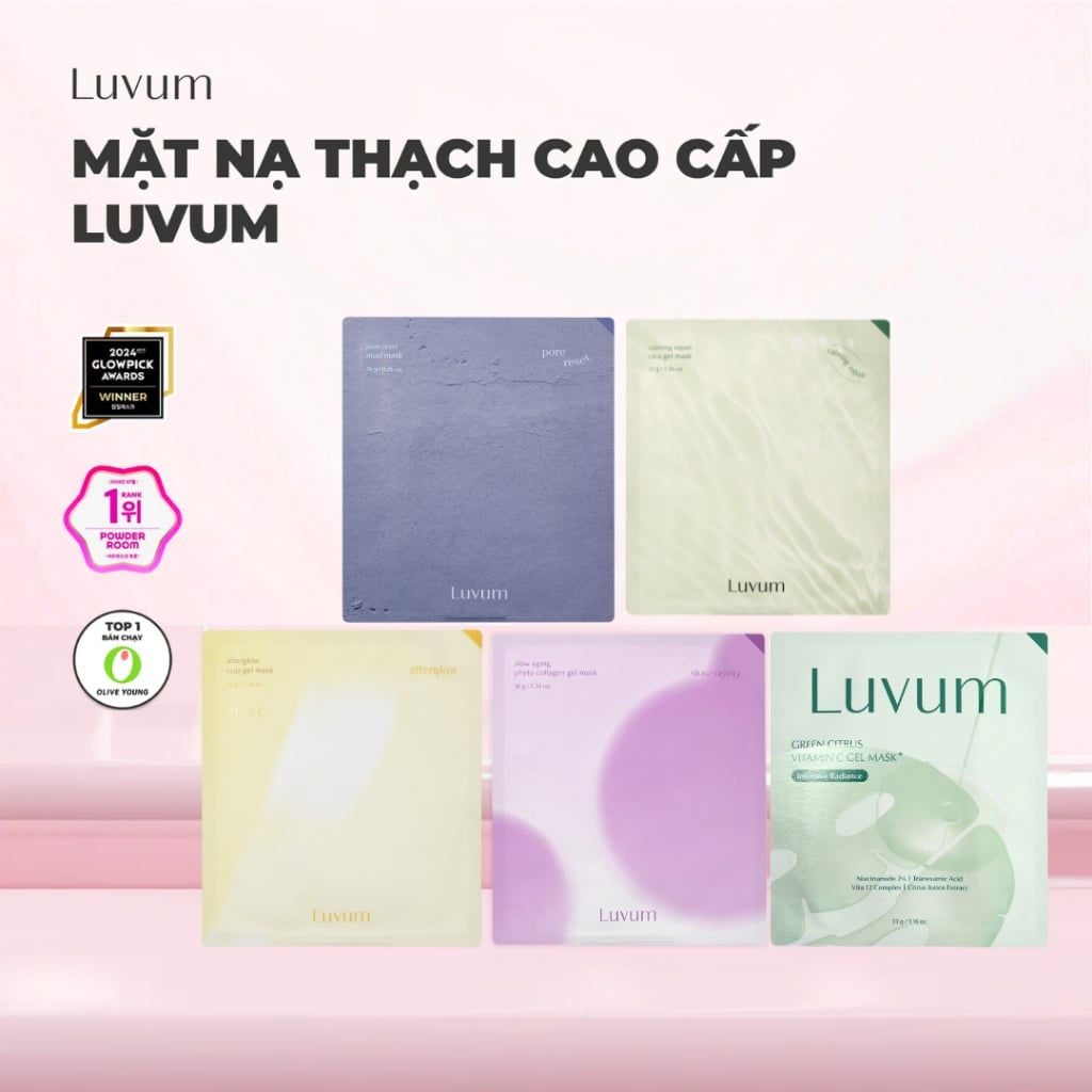  Mặt Nạ Thạch Dưỡng Da Luvum Gel Mask 33g 
