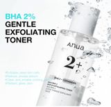  (Mẫu mới) Nước Hoa Hồng Dưỡng ẩm, Tẩy Da Chết Anua BHA 2% Gentle Exfoliating Toner 150ml 