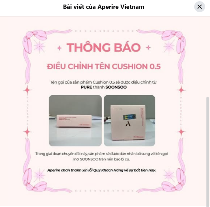  Phấn Nước Kiềm Dầu, Che Phủ Tốt Khuyết Điểm Aperire Day Dream Cover Cushion SPF50+ PA++++ 13g 