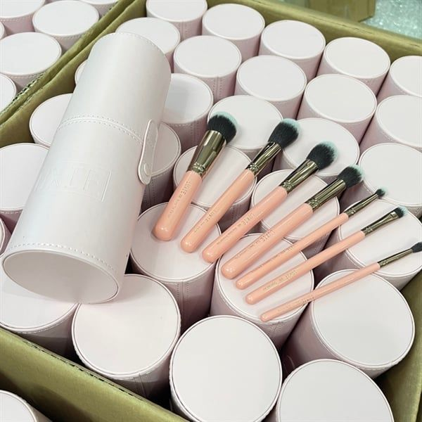  Bộ Cọ 7 Cây LUXIE Rose Gold Collection (Hồng) 