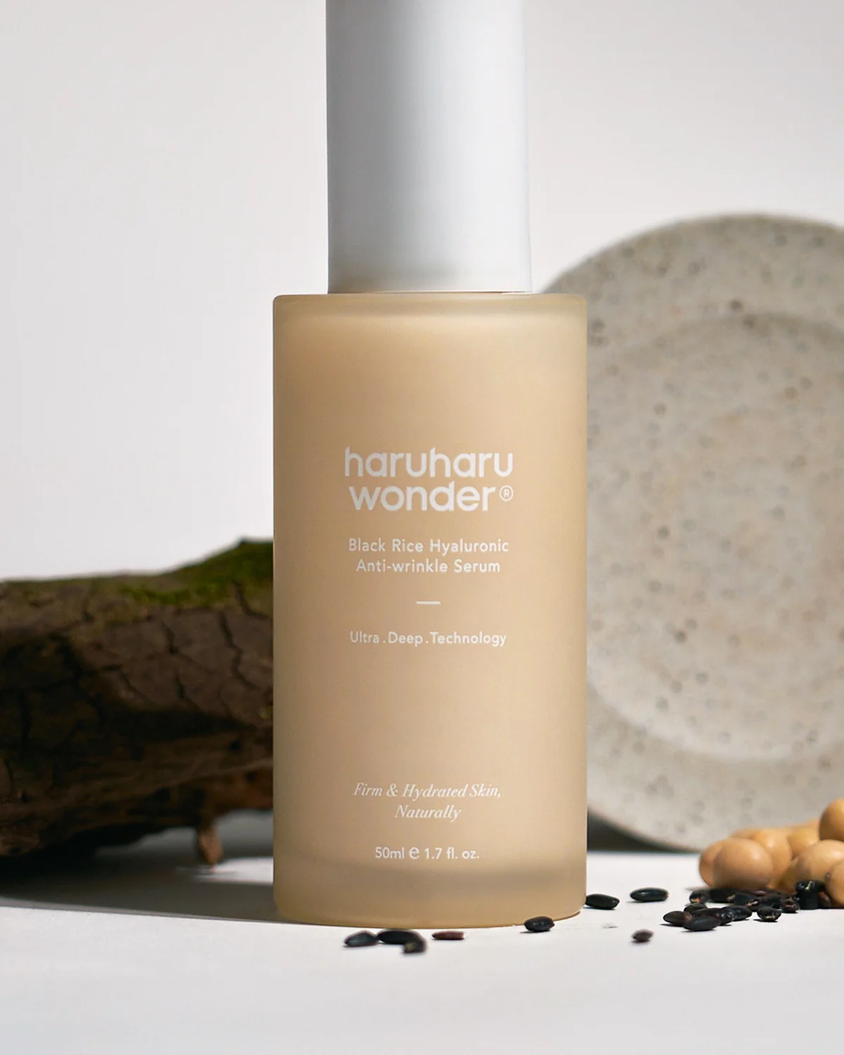  Tinh Chất Cấp Ẩm, Ngừa Lão Hóa Haruharu Wonder Black Rice Hyaluronic Anti-Wrinkle Serum 50ml 