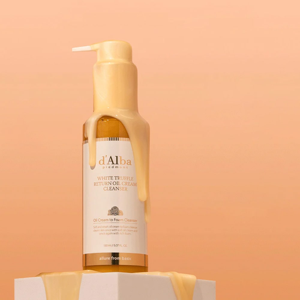  Sữa Rửa Mặt Thuần Chay Cao Cấp d'Alba White Truffle Return Oil Cream Cleanser 150ml 
