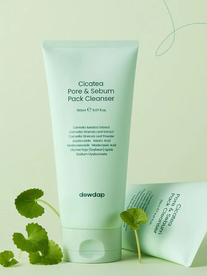  Sữa Rửa Mặt Dewdap Cicatea Pore & Sebum Pack Cleanser 150ml 