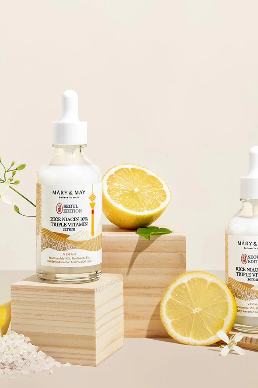  Tinh Chất Mary&May Rice Niacin 10% Triple Vitamin Serum 80ml 