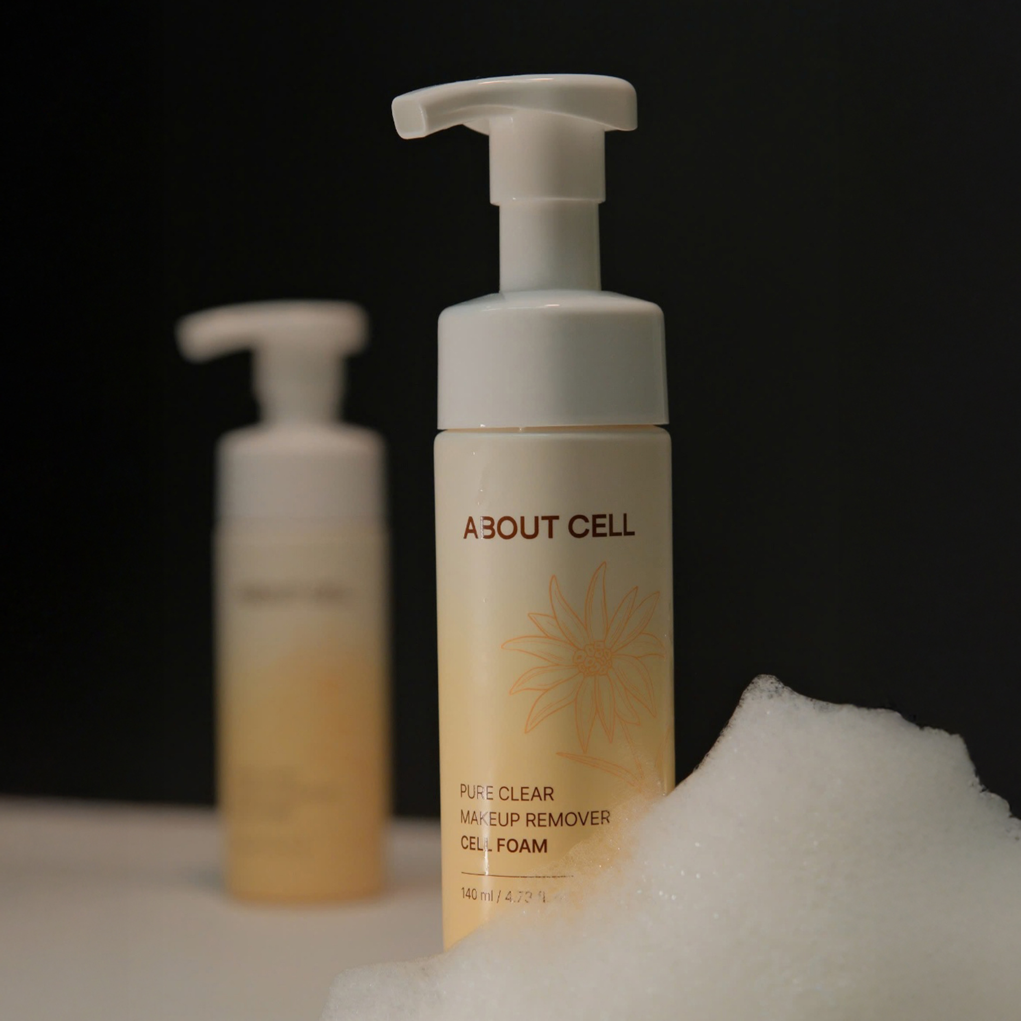  Bọt Tẩy Trang Sạch Sâu About Cell Pure Clear Makeup Remover Cell Foam 140ml 