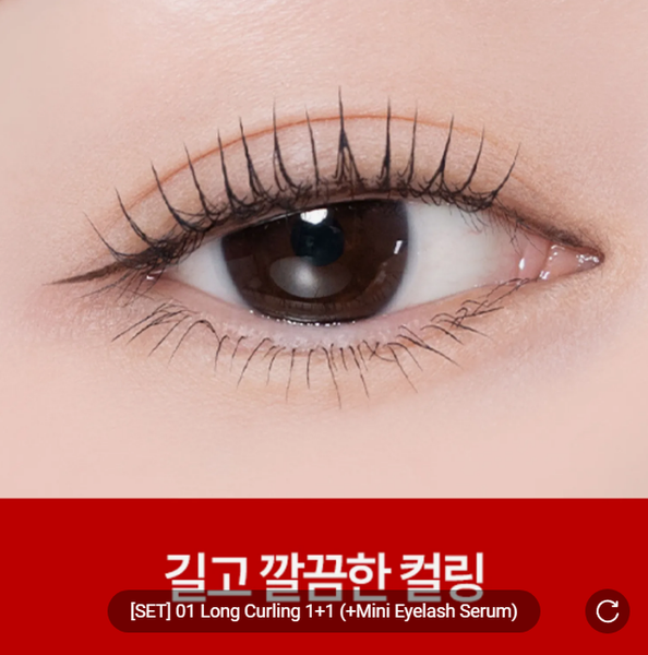  (SET 7gx2+DƯỠNG MI 4g) Chuốt Mi Chống Trôi Clio Kill Lash Superproof Mascara #01_Long Curling 