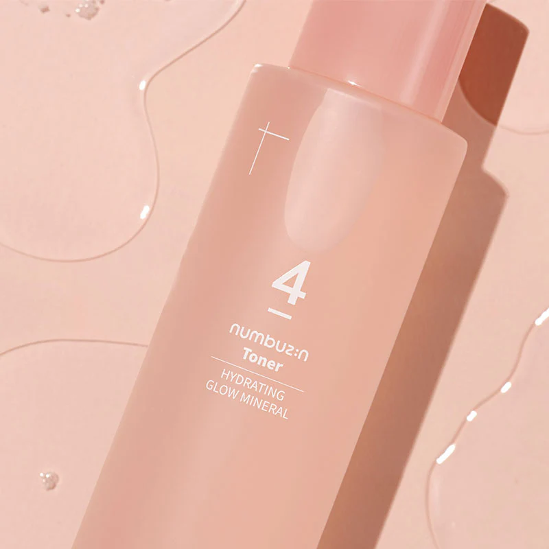  Nước hoa hồng cấp ẩm, sáng da Numbuzin No.4 Hydrating Glow Mineral Toner 200ml 