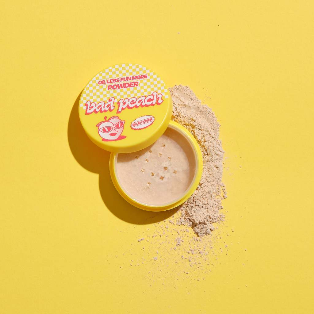  (HSD T6/2026) Phấn Phủ Bột Kiềm Dầu, Che Phủ Bad Peach Oil Less Fun More Powder SPF35/ PA++ 4g 