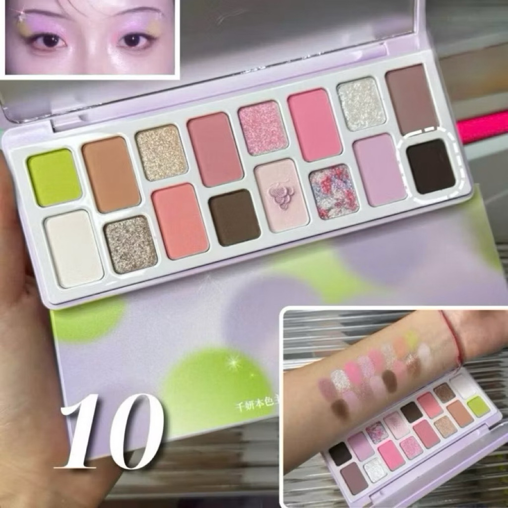  Phấn Mắt Cheeryep Eyeshadow Palette 16g 