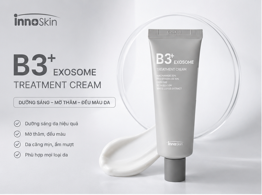  Kem Dưỡng Ẩm Sáng Da Innoskin B3 Exosome Treatment Cream 50ml 