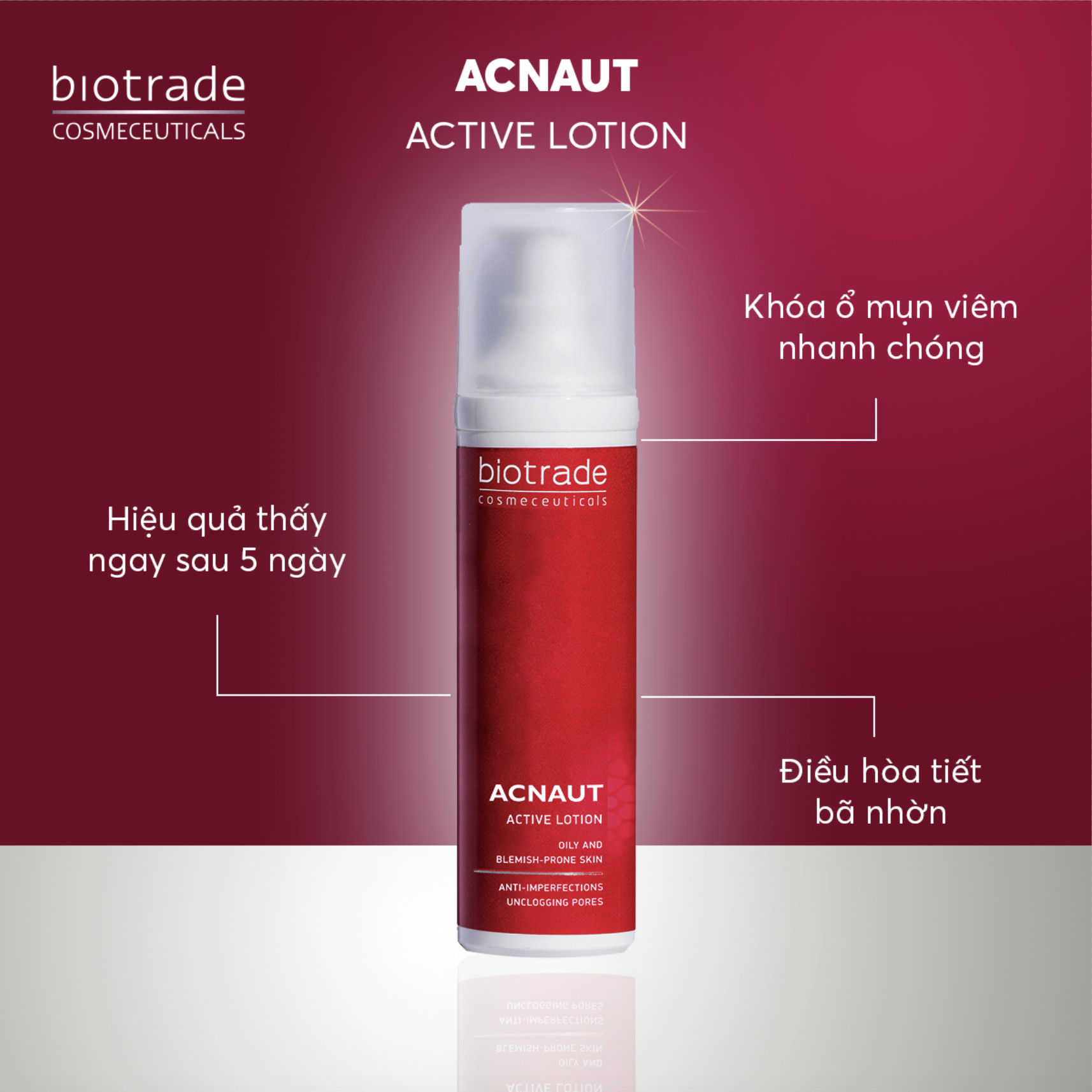  Sữa Dưỡng Chấm Mụn Biotrade Acnaut Active Lotion 15ml 
