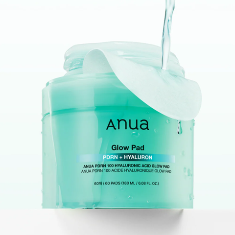  Toner Pad Dưỡng Ẩm, Chống Nhăn Anua PDRN + HYALURON Acid Glow Pad (60 Miếng) 