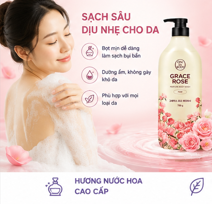  Sữa Tắm Hương Nước Hoa ON: The Body 730g 
