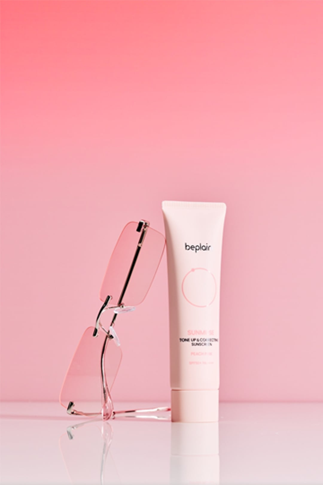  (HỒNG) Kem Chống Nắng Nâng Tone Beplain Tone Up & Correcting Sunscreen Peach Pink SPF50+ PA++++ 50ml 