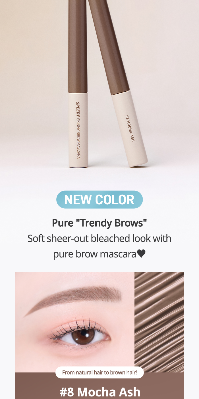  Mascara Lông Mày Peripera Speedy Skinny Brow Mascara 3g 