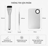  (SET 3 MÓN KHAY+THANH TRỘN+CỌ DÀN NỀN) Bộ Dụng Cụ Hỗ Trợ Trang Điểm Chuyên Nghiệp 
