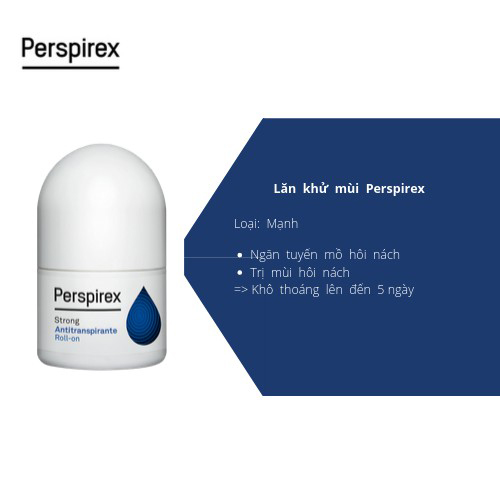  Lăn Khử Mùi Perspirex 20ml 