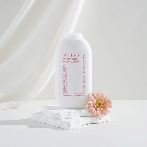  (Mẫu mới) Sữa Dưỡng Thể Trắng Da Men Gạo Whisis Whitening Body Lotion 300ml 