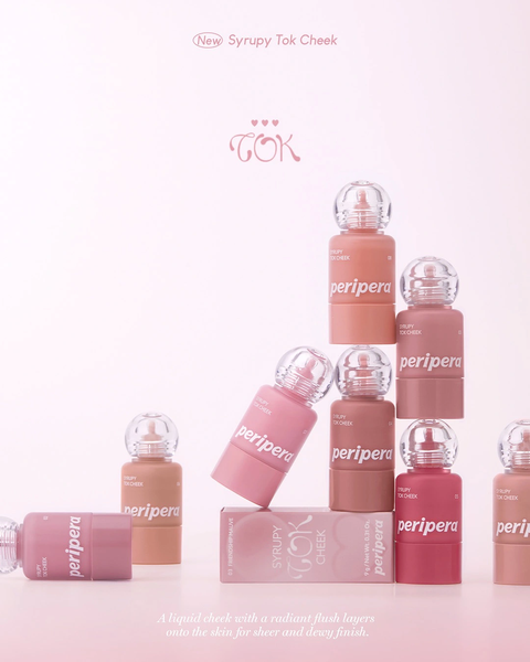  Má Hồng Dạng Kem Peripera Syrupy Tok Cheek 9g 