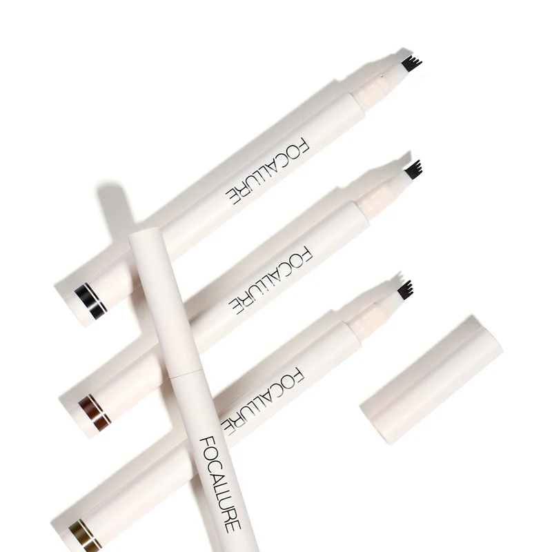 Bút Chì Phẩy Sợi Chân Mày Focallure Fluff Tinted Brow Ink Pen #FA161_02-SOFT BROWN 