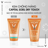  Kem Chống Nắng Vichy Capital Soleil Dry Touch Protective Face Fluid SPF50 50ml 