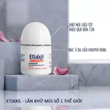  Lăn Khử Mùi  Etiaxil Détranspirant Traitement Transpiration 15ml 