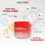  Kem Dưỡng Trắng, Thu Nhỏ Lỗ Chân Lông Angel's Liquid Glutathione+ Niacinamide Cica Cream 50ml (Bản Đỏ) 