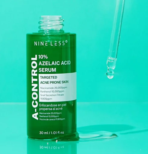  (XANH LÁ) Tinh Chất Giảm Thâm Mụn Nineless A-Control 10% Azelaic Acid Serum 30ml 