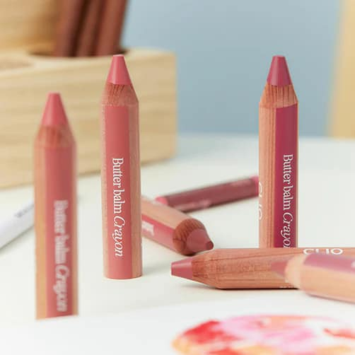  Son Bút Chì Clio Butter Balm Crayon 3.9g (Tặng đồ gọt) 