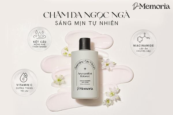  Sữa Dưỡng Thể Mềm Da De Memoria Scented Whitening Body Lotion 300ml 