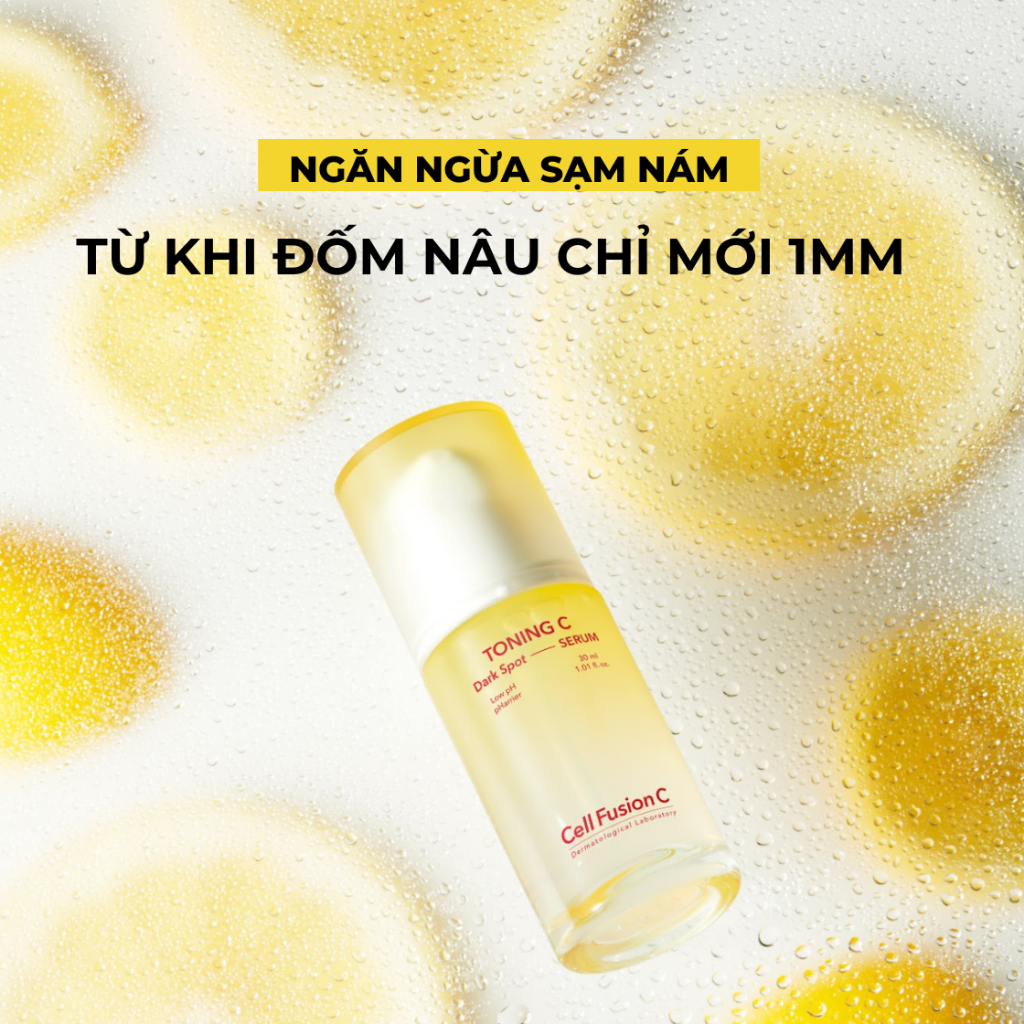  Tinh Chất Dưỡng Trắng Da, Mờ Nám Cell Fusion C Toning C Dark Spot Serum 30ml 