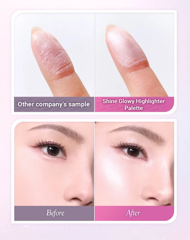  Phấn Bắt Sáng 4 Ô Dasique Shine Glowy Highlighter Palette 5.6g 