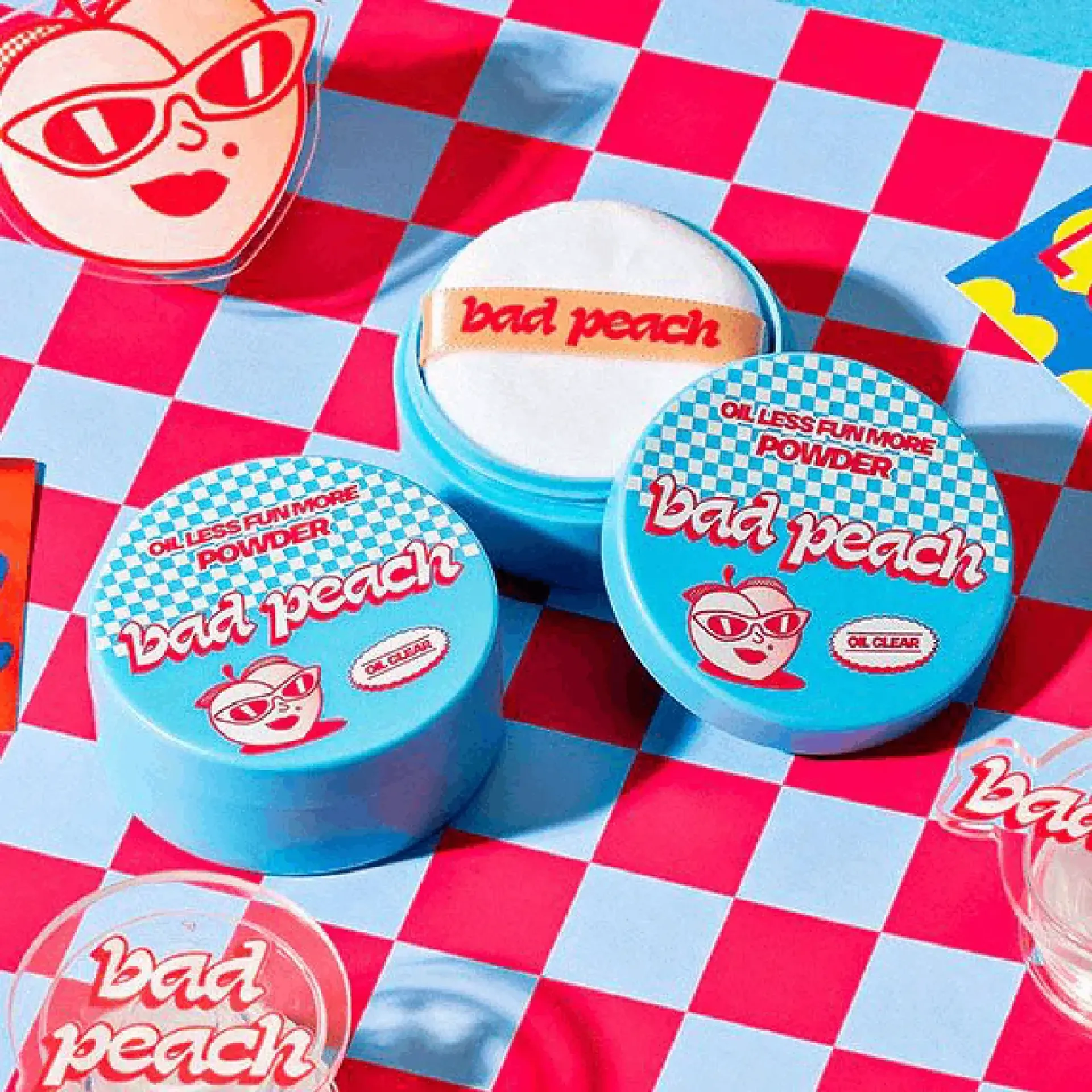  (HSD T6/2026) Phấn Phủ Bột Kiềm Dầu, Che Phủ Bad Peach Oil Less Fun More Powder SPF35/ PA++ 4g 
