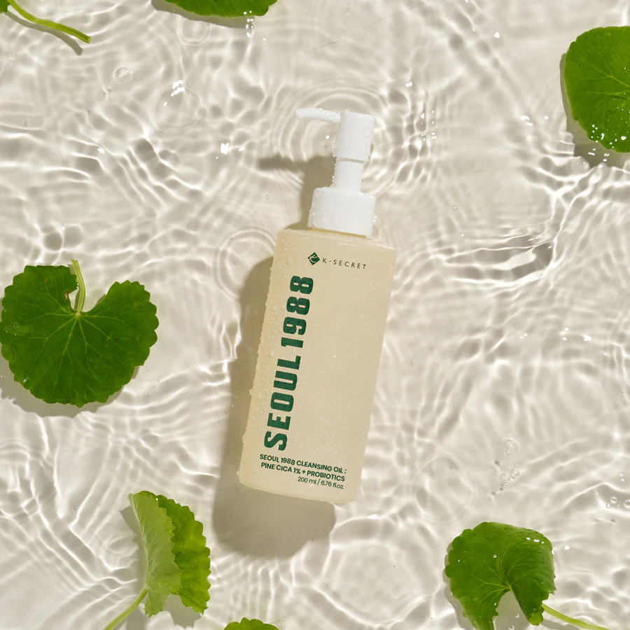  Dầu Tẩy Trang K-Secret Seoul 1988 Cleansing Oil: Pine Cica 1% + Probiotics 200ml 