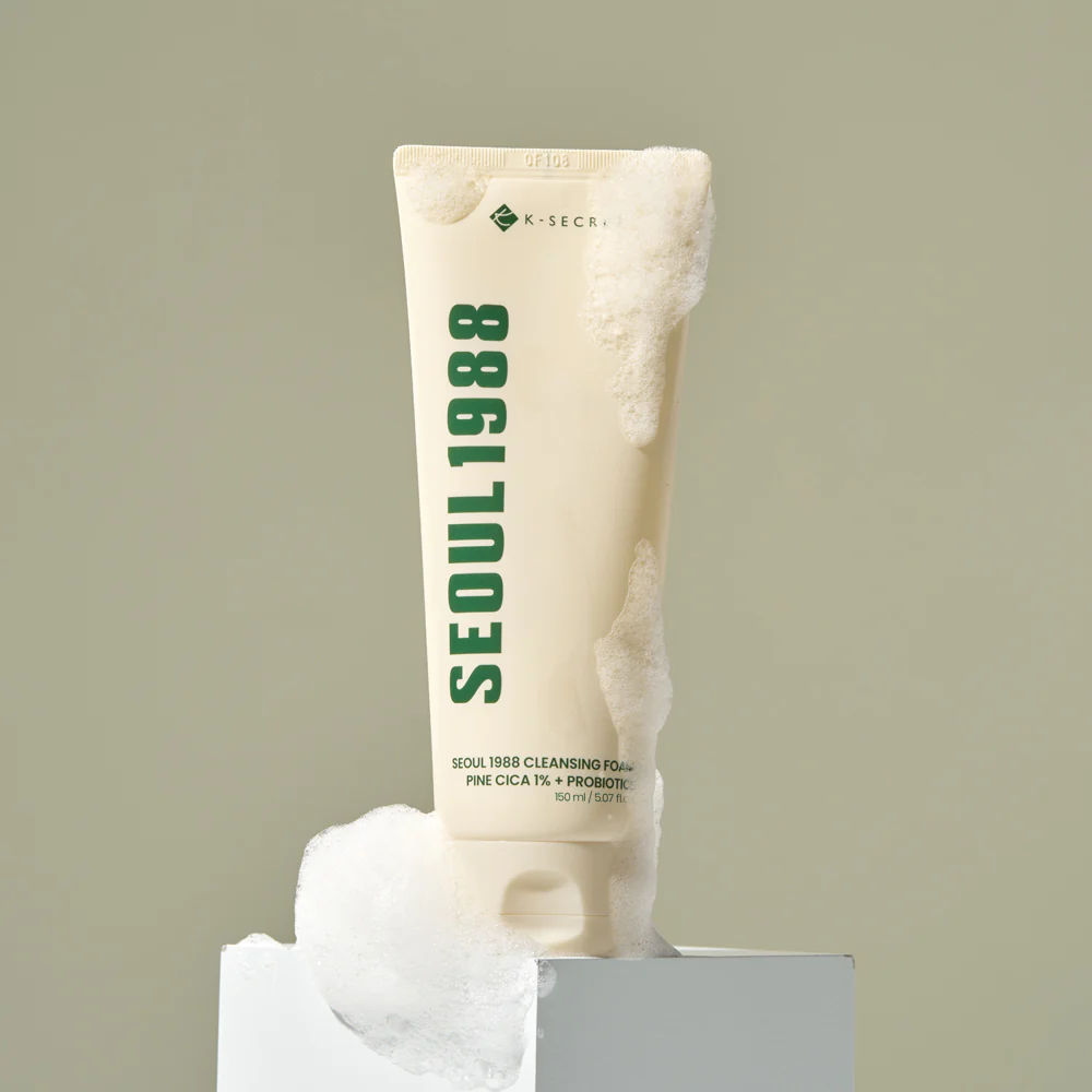  Sữa Rửa Mặt K-Secret Seoul 1988 Cleansing Foam: Pine Cica 1% + Probiotics 150ml 