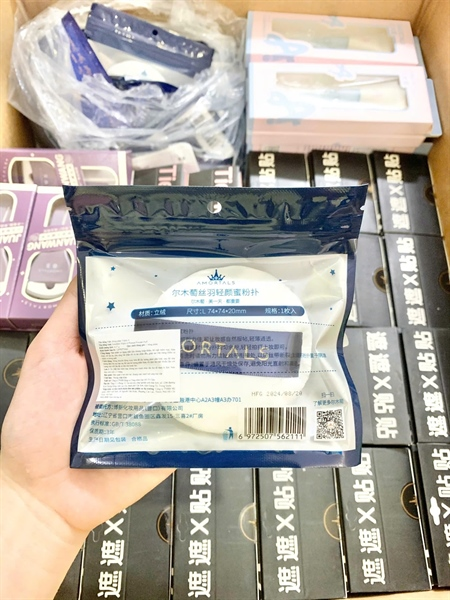  Bông Phấn Amortals Triple A Pressed Powder Puff 