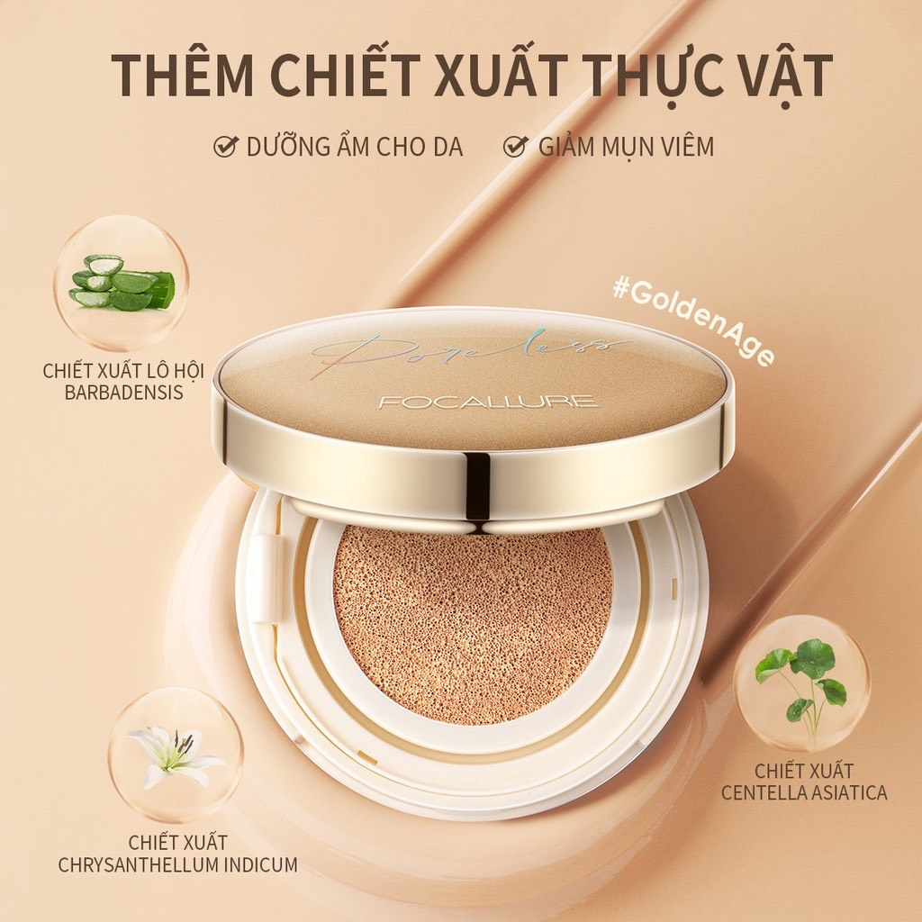  Phấn Nước Focallure Poreless Matte Air Cushion Foundation 12g #FA198_101 