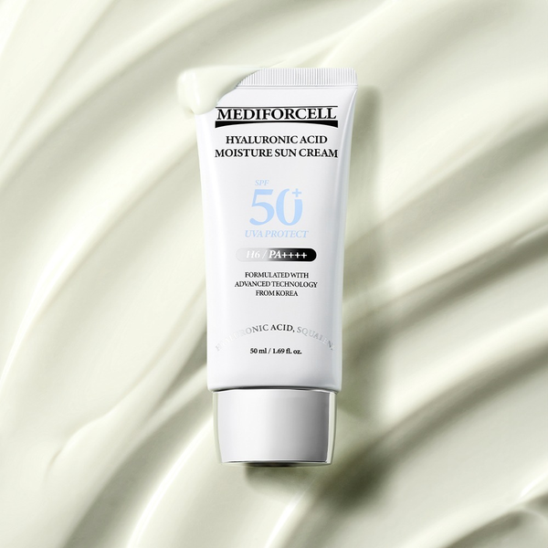  Kem Chống Nắng Căng Bóng Da Mediforcell Hyaluronic Acid Moisture Sun Cream SPF50+ PA++++ 50ml 