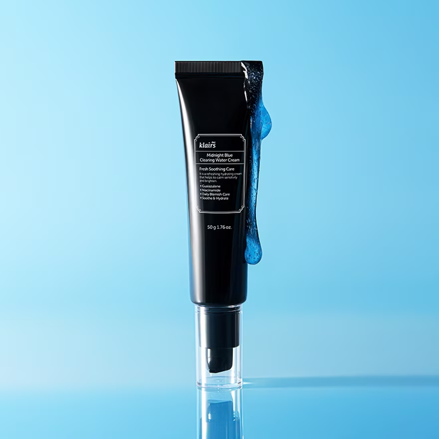  (Mẫu mới) Kem Dưỡng Dịu Da, Phục Hồi Klairs Midnight Blue Clearing Water Cream 50g 