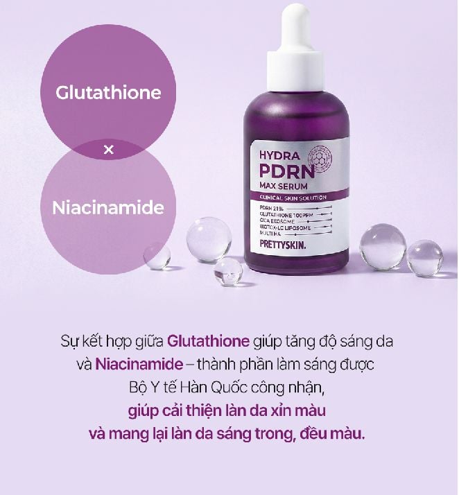  Tinh Chất Dưỡng Ẩm, Sáng Da, Cải Thiện Nếp Nhăn PrettySkin Hydra PDRN Max Serum 50ml 
