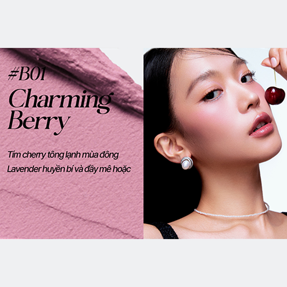  (TẶNG KÈM CỌ+MÚT NGÓN TAY) Phấn má hồng Tfit Fluffy Velvet Cushion Blush 4g 